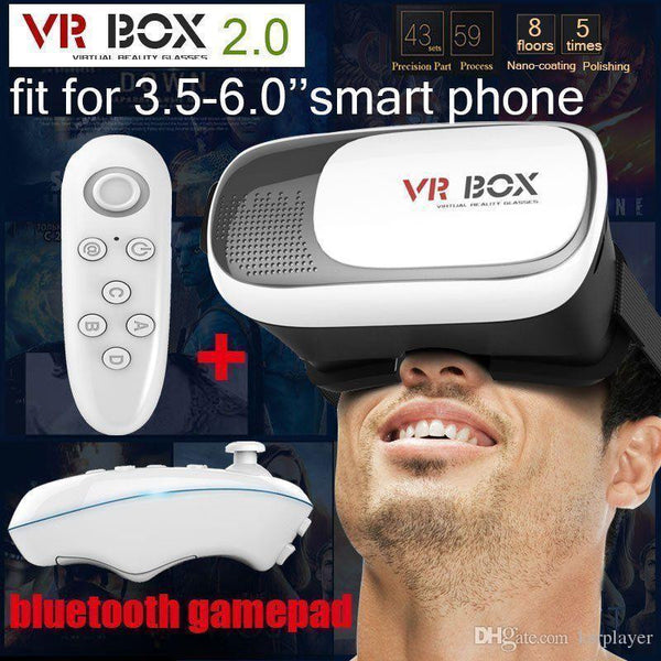 VR BOX 2.0 Google VR Glasses Virtual Reality 3D Glass Video Cardboard Headset Helmet For 4.0 - 6.0 inch Mobile Phone iPhone 7 6s