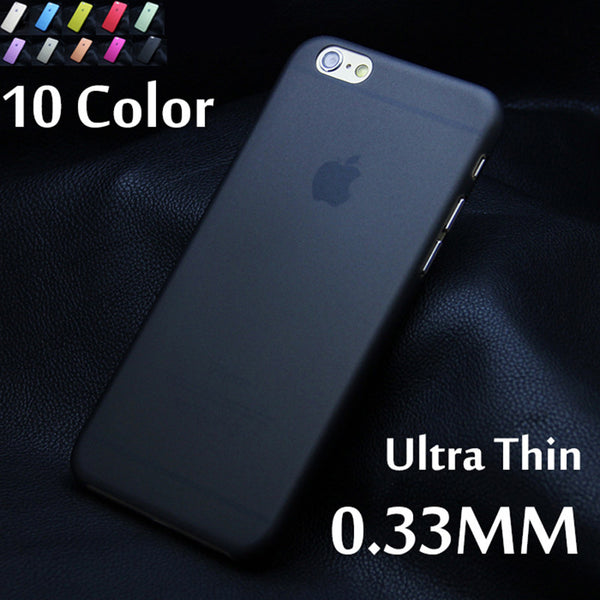 1pcs Matte Transparent Ultra-thin 0.3mm Back Case For iPhone 7 plus 4 4S 5 5S 5c SE 6 6s plus PC Protective Cover Skin Shell