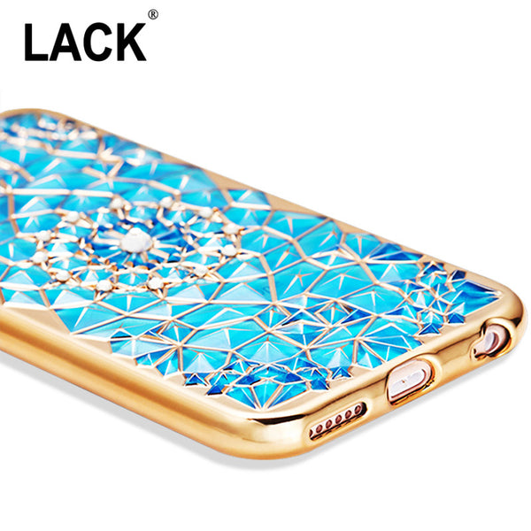 Luxury Bling Diamond Case For iphone 6 Case For iphone 6S 6 Plus i6 4.7/5.5" Soft Silicone Thin Cover Electroplating Phone Cases