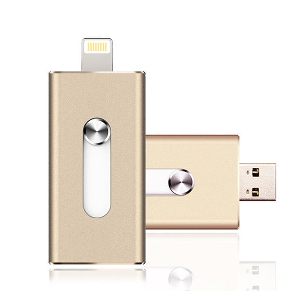 i-Flash Drive 8gb 32gb 64gb Mini Usb Metal Pen Drive /Otg Usb Flash Drive For iPhone 5/5s/5c/6/6 Plus/7/ipad Pendrive