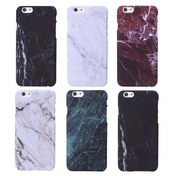 Marble Phone Case For iPhone 6 7 Case Marble Stone Painted Cover For iphone 6 6S 6/6S 7 Plus 5 5S SE HIgh Quality Hard PC Case